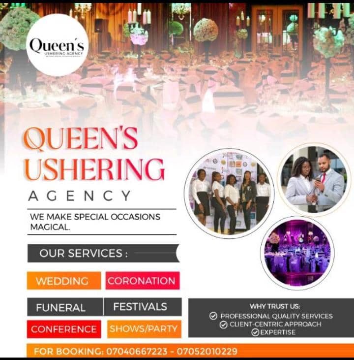 Queen's Ushering Agency of the year