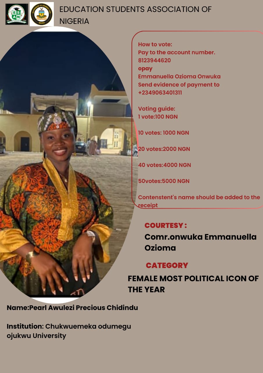 Pearl Awulezi Precious Chidindu