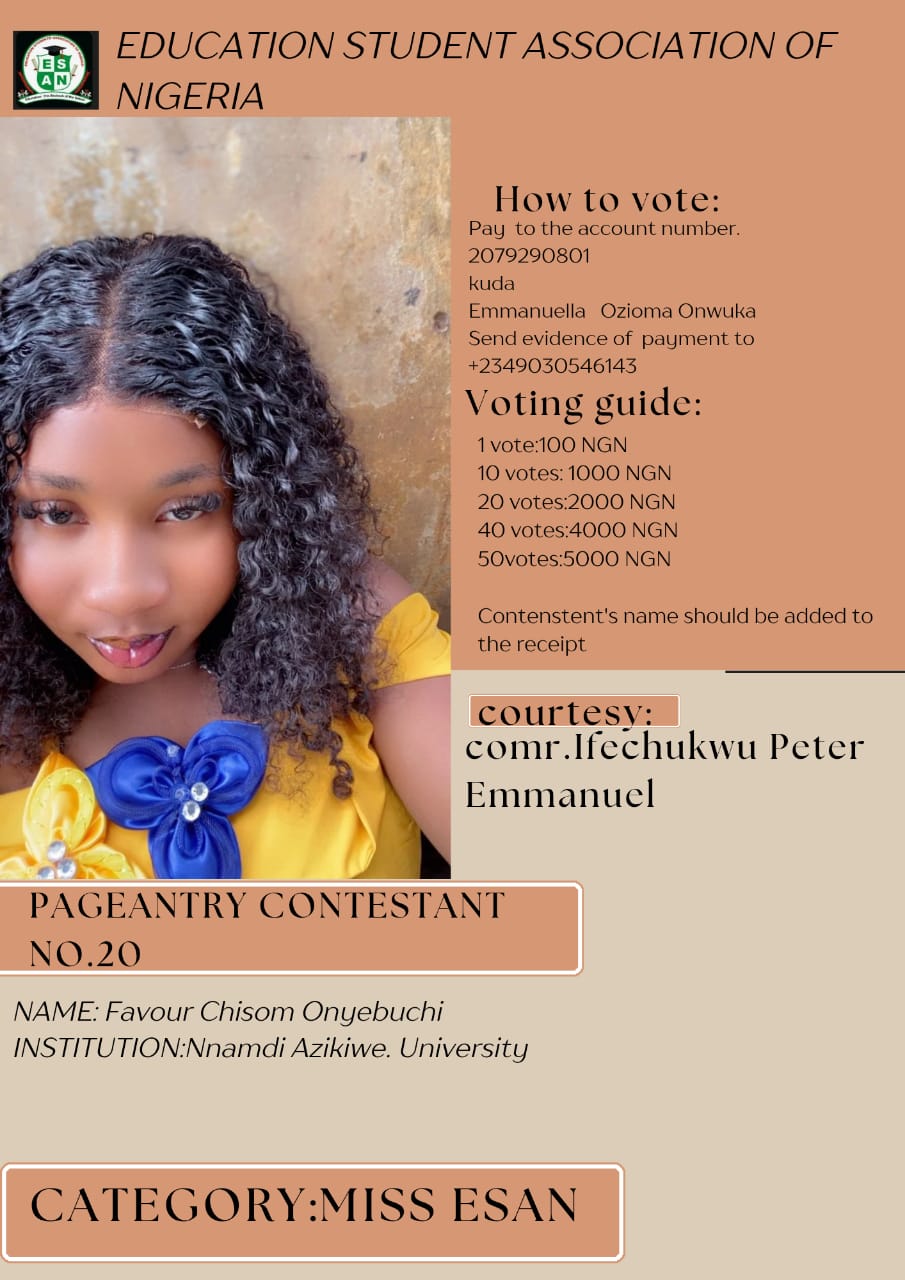 favour chisom onyebuchi