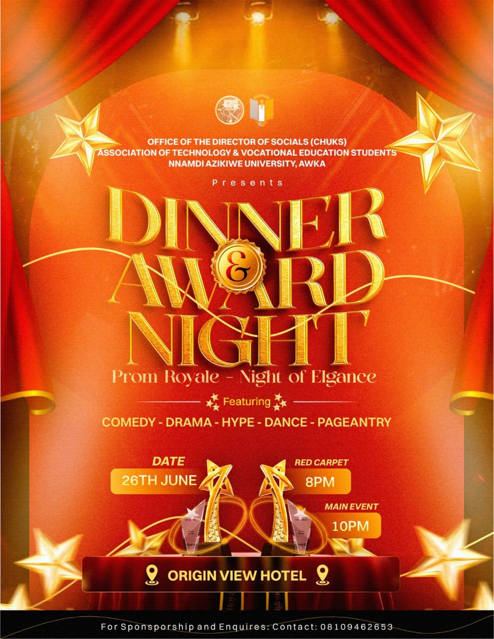 AVOCED DINNER AND AWARD NIGHT 2026