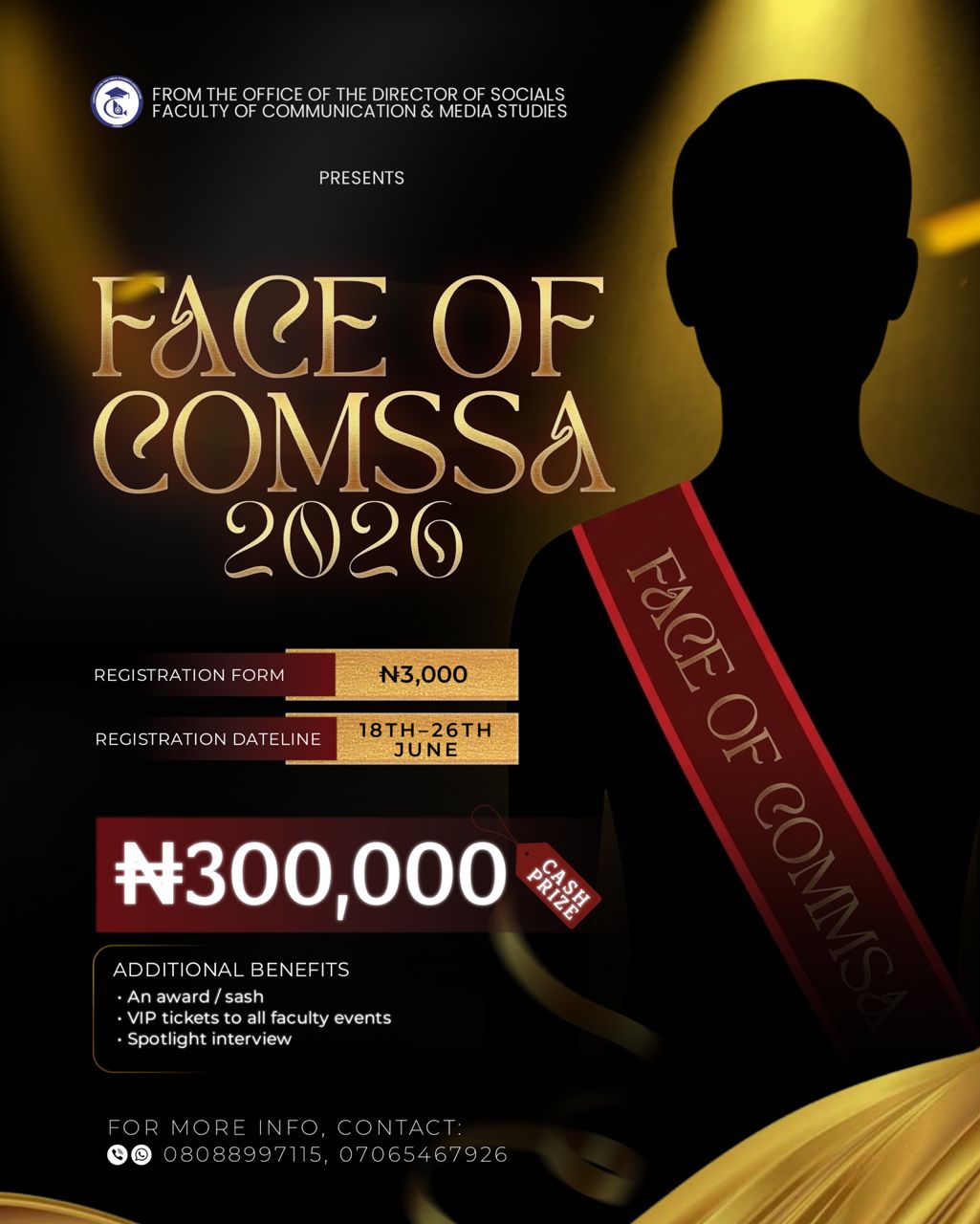 FACE OF COMSA 2026