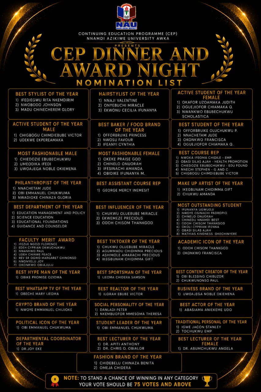 CEP DINNER AND AWARD NIGHT