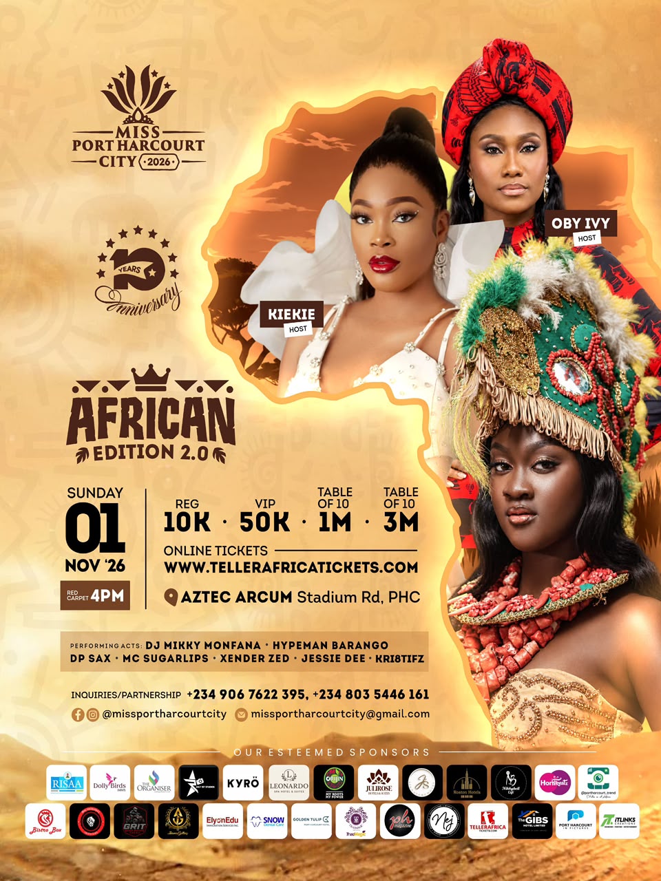 Miss Port Harcourt City 2026 Top 3