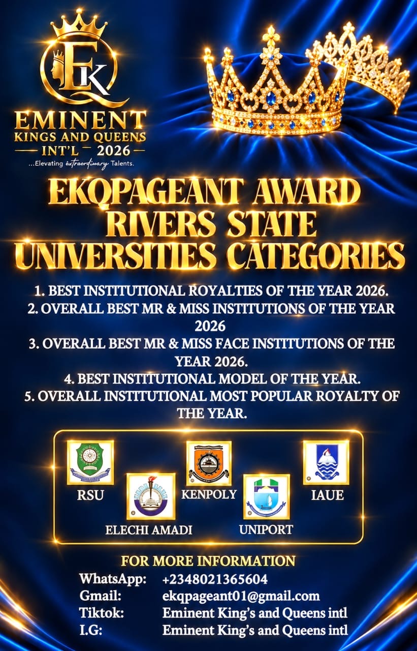 RIVER STATE ROYALTIES AWARD UNIVERSITY 2026