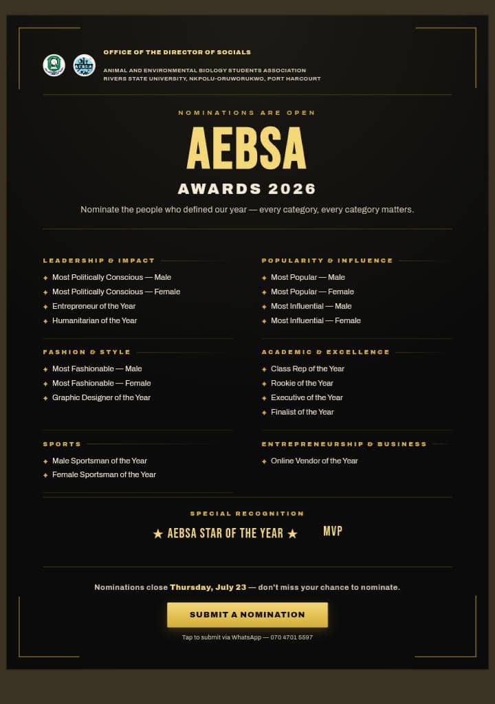 AEBSA awards poll