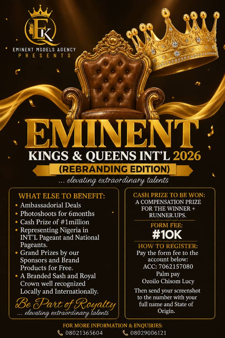 EMINENT KINGS AND QUEENS INTL FASHION PAGEANTRY